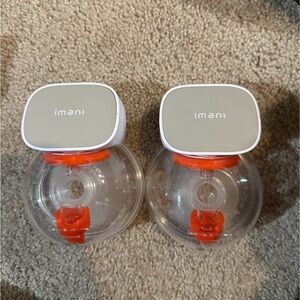 Imani Breast Pump Set with Orange Accents